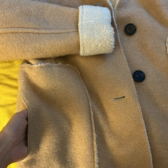 BCBG wool coat with fleece lining - Picture 3 of 7
